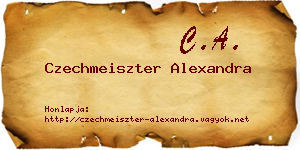 Czechmeiszter Alexandra névjegykártya